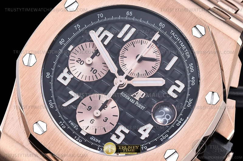 Hyperpeter AP ROO Chronograph RG RG Black Num APF A3126 Mod