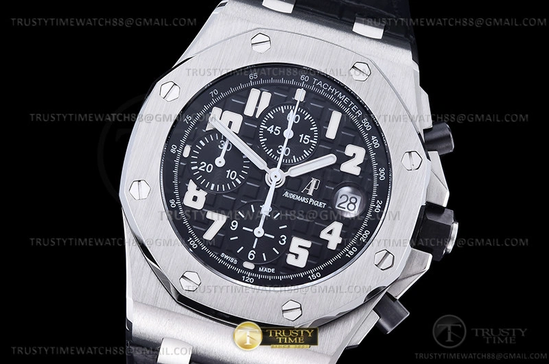 AP ROO Chronograph SS LE Blk Num APF 7750 Mod
