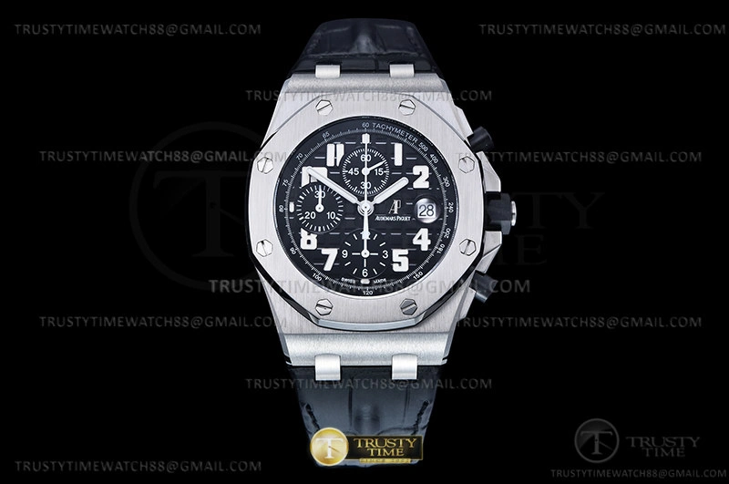 AP ROO Chronograph SS LE Blk Num APF 7750 Mod