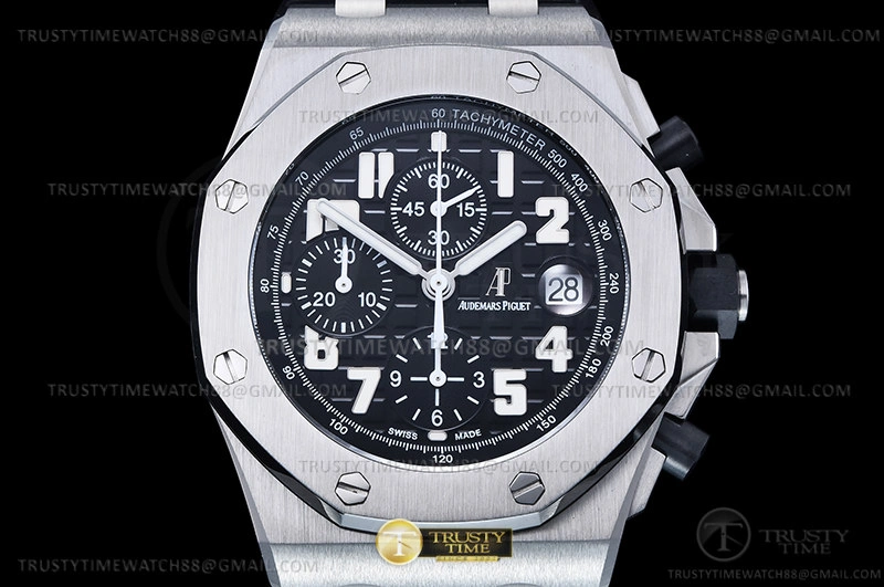 AP ROO Chronograph SS LE Blk Num APF 7750 Mod