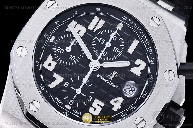 AP ROO Chronograph SS LE Blk Num APF 7750 Mod