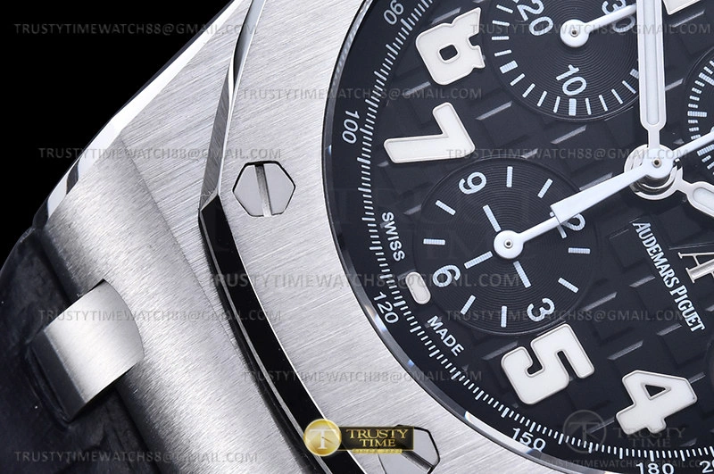 AP ROO Chronograph SS LE Blk Num APF 7750 Mod