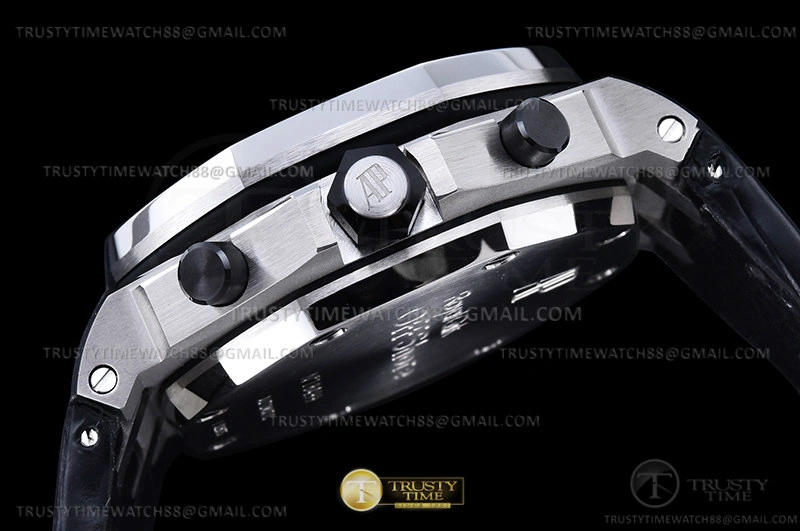 Cheap AP ROO Chronograph SS LE Blk O-Num APF 7750 Mod