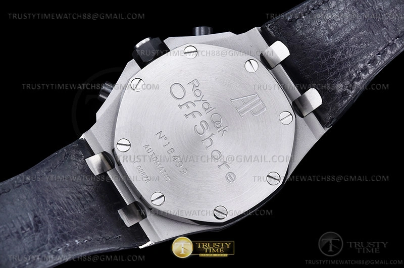 Cheap AP ROO Chronograph SS LE Blk O-Num APF 7750 Mod