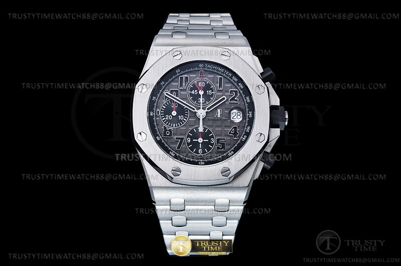 AP ROO Chronograph SS SS Grey Num APF 7750 Mod