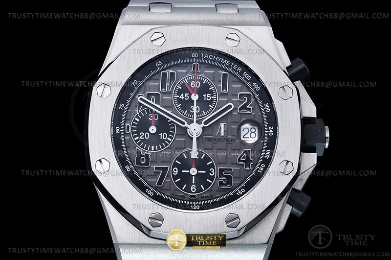 Firstbag ru AP ROO Chronograph SS SS Grey Num APF 7750 Mod