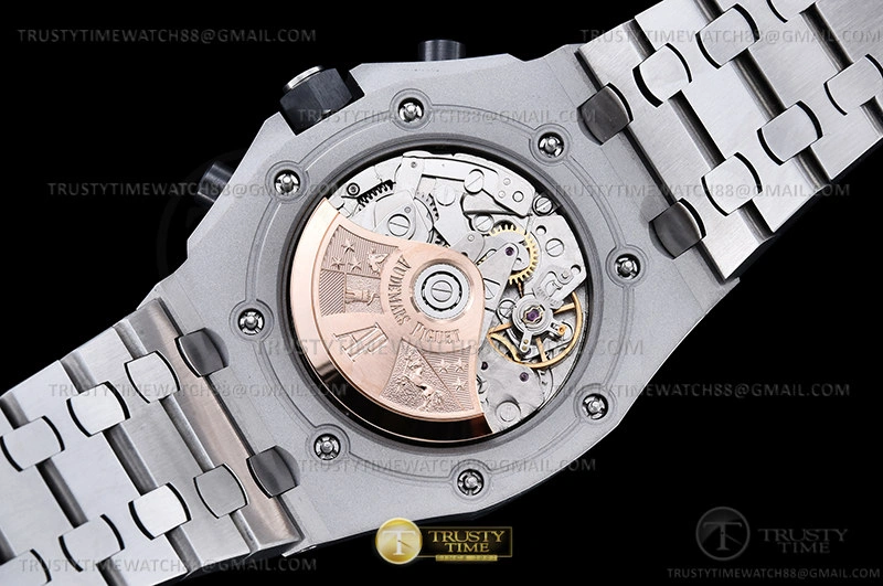 AP ROO Chronograph SS SS Wht Silv Num APF 7750 Mod