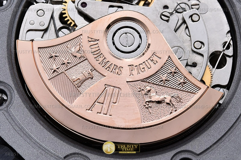 AP ROO Chronograph SS SS Wht Silv Num APF 7750 Mod