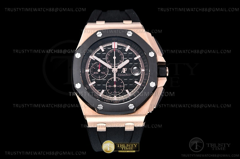 AP0741A – AP ROO Chronograph RG RU Black Blk RSF A3126 Mod
