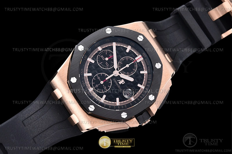 AP0741A – AP ROO Chronograph RG RU Black Blk RSF A3126 Mod