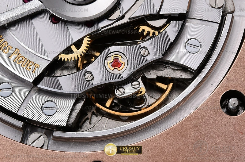 AP0741B – AP ROO Chronograph RG RU Black Wht RSF A3126 Mod