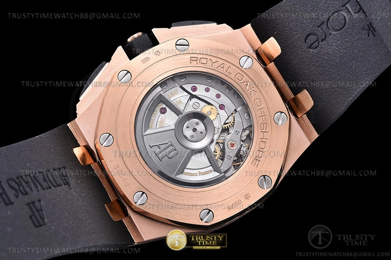 AP0741B – AP ROO Chronograph RG RU Black Wht RSF A3126 Mod