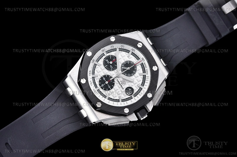AP0744A – AP ROO Chronograph SS RU White Blk RSF A3126 Mod