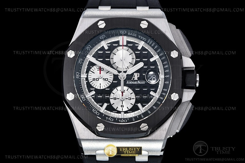 Hyperpeter AP0744B – AP ROO Chronograph SS RU Blk Wht RSF A3126 Mod