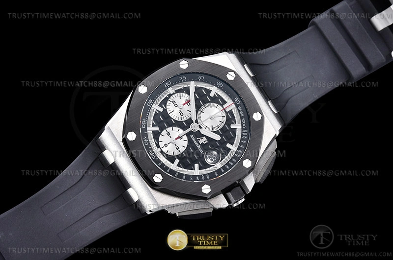 Hyperpeter AP0744B – AP ROO Chronograph SS RU Blk Wht RSF A3126 Mod