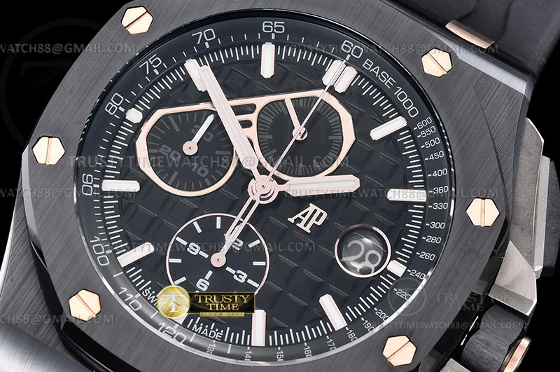 Hyper Peter AP0749 – AP ROO Chronograph CER RU Blk Blk RSF A3126 Mod