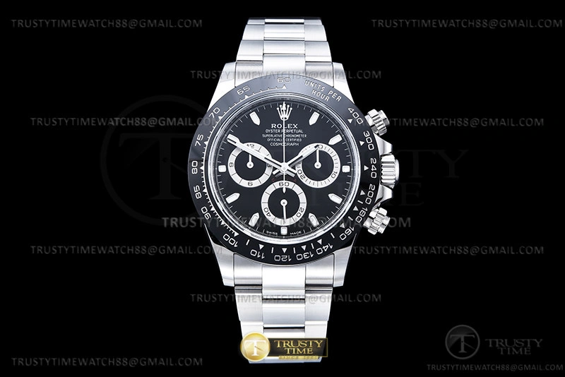 hype Daytona 116500 SS SS Black Stk V+F DD4130