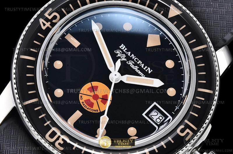 Fifty Fathoms Date SS RU Black GSF A1151