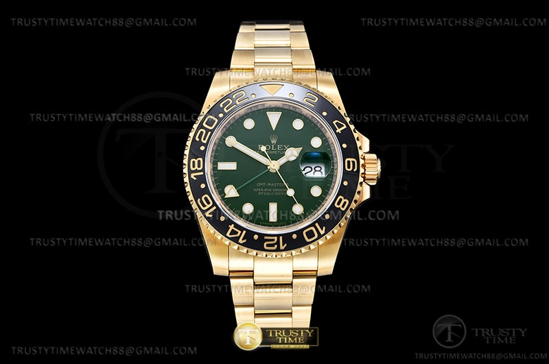 Palace GMT II 116718LN 904 Wrp YG YG Grn KF VR3186 CHS