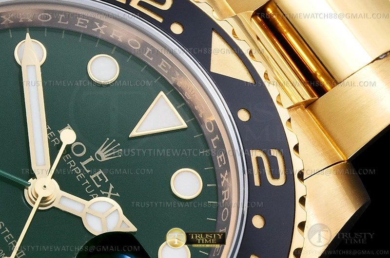 Cheap GMT II 116718LN 904 Wrp YG YG Grn KF VR3186 CHS