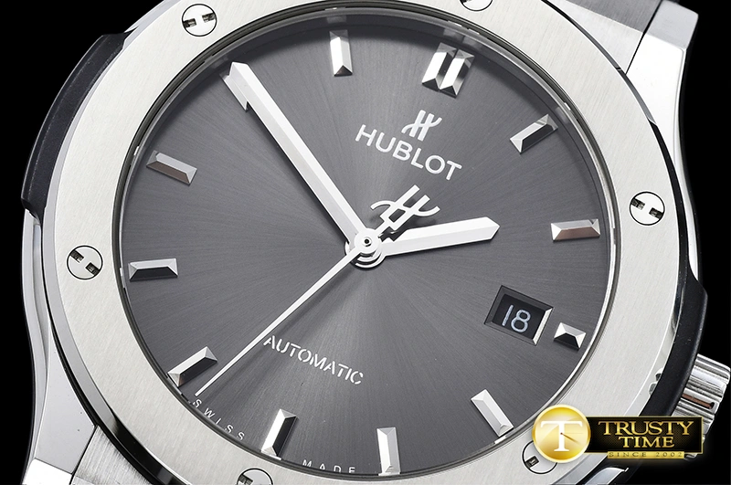 Affordable HUB0357A – Classic Fusion Bang 42mm SS TI LE RU Grey A2892 Mod