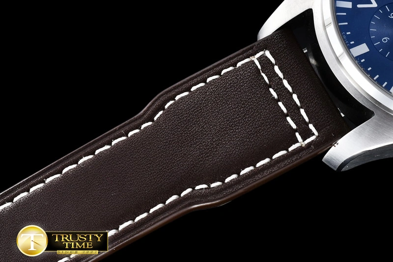 Aaa replica bags IWC0320 – 3777 Pilot Chrono SS LE Blue “Le Petit” V2 ZF A7750