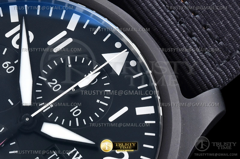 Hyper Peter IWC0503 – Pilot Chrono IW389101 Top Gun SS LE Black AZF A7750