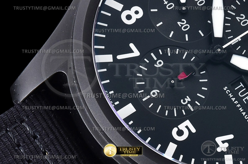 Hyper Peter IWC0503 – Pilot Chrono IW389101 Top Gun SS LE Black AZF A7750