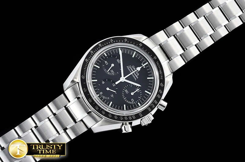 OMG0595A – SpeedMaster MoonWatch SS SS Blk OMF V2 Venus 75