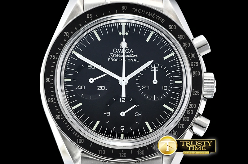OMG0595A – SpeedMaster MoonWatch SS SS Blk OMF V2 Venus 75