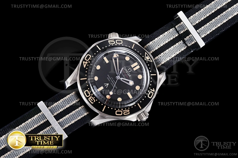 OMG0688 – Seamaster 300m No Time To Die 007 TI SS ACF A2824
