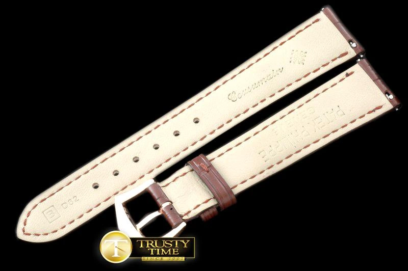 Rep PPACC004B – Brown Croc Strap RG 20 16  Insignia Buckle