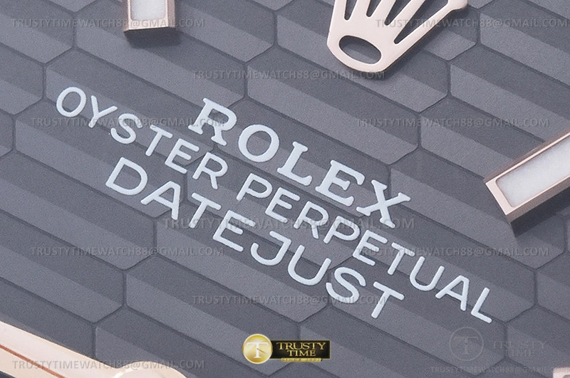 hype RDJ0454B – DJ 36mm Jub Flt 904L RG SS P-Grey Stk VSF VS3235