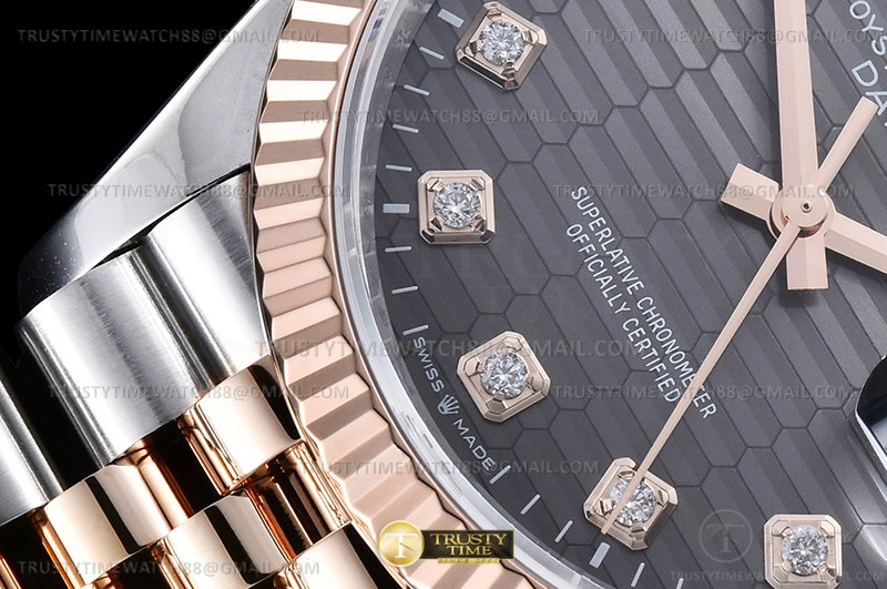 RDJ0454C – DJ 36mm Jub Flt 904L RG SS P-Grey Dia VSF VS3235