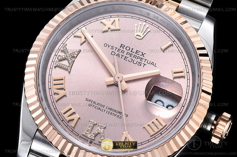 Rep RDJ0456 – DJ 36mm Jub Flt 904L RG SS RG Rm VSF VS3235