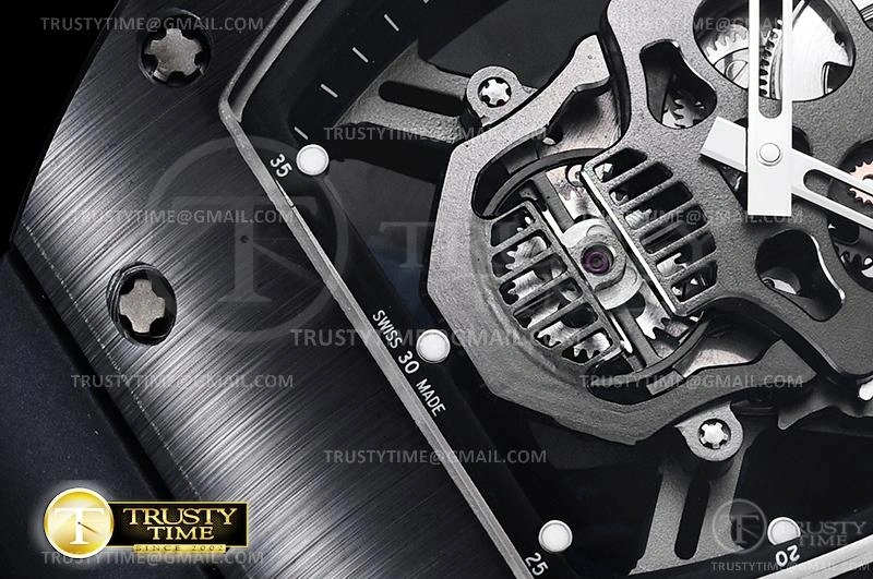 Cheap RM188A – RM052 Skull Tourbillon