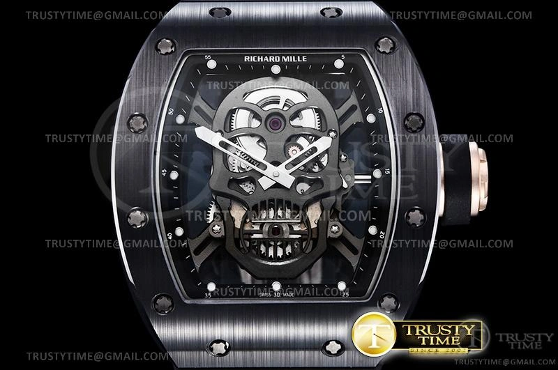 Cheap RM188A – RM052 Skull Tourbillon