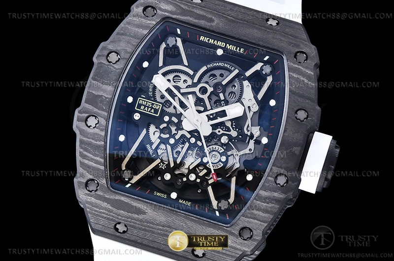 Hyper Peter RM35-02 Rafael Nadal Blk Wht FC VRU ZF V5 Miyota Mod