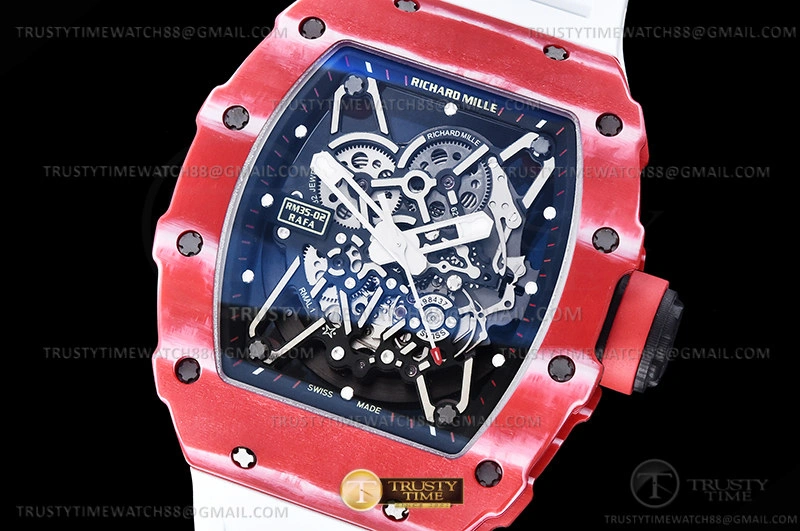 Hyperpeter RM35-02 Rafael Nadal Red Wht FC VRU ZF V5 Miyota Mod