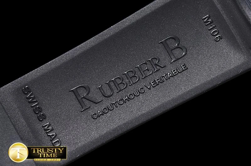 ROLACC022B – Rubber B VulChromatic Strap Black Green