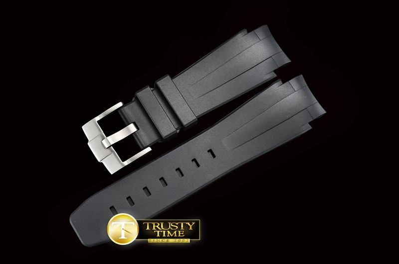 ROLACC028D – Rubber B Black Vulcanized Strap For Rolex DeepSea