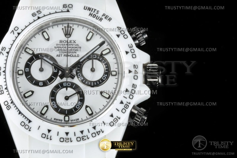 MiroTime ROLDYT0338F – Daytona AET White Classic CER RU Wht TWF A7750
