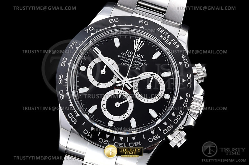 ROLDYT0348B – Daytona 116500 CER SS Black 904L BTF Asia 4130