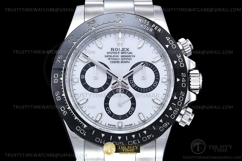 Affordable ROLDYT0436A – Daytona 116500 CER SS SS White 904L QF V3 SH4130