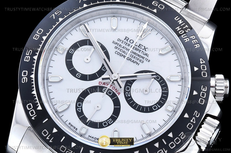 Affordable ROLDYT0436A – Daytona 116500 CER SS SS White 904L QF V3 SH4130