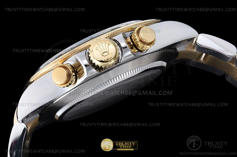 Affordable ROLDYT0438 – Daytona 116503 904L YG SS Wht Stk QF V3 SH4130