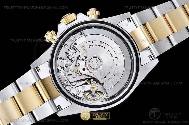 Affordable ROLDYT0438 – Daytona 116503 904L YG SS Wht Stk QF V3 SH4130