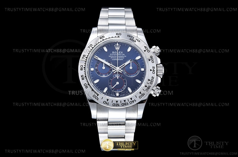 ROLDYT0441A – Daytona 116509 904L WG WG Blue Stk QF V3 SH4130