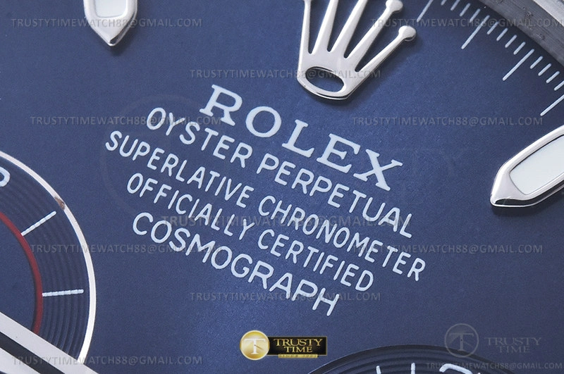 ROLDYT0441A – Daytona 116509 904L WG WG Blue Stk QF V3 SH4130