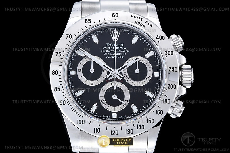 ROLDYT0441B – Daytona 116520 904L SS SS Blk Stk QF SH4130